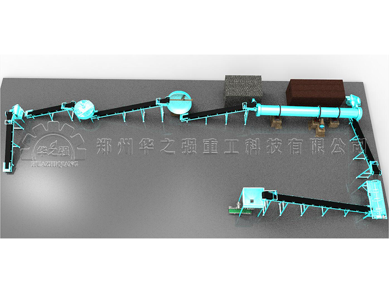 有机肥生产线由这些部分组成