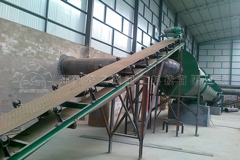 内蒙五原有机肥设备生产线现场